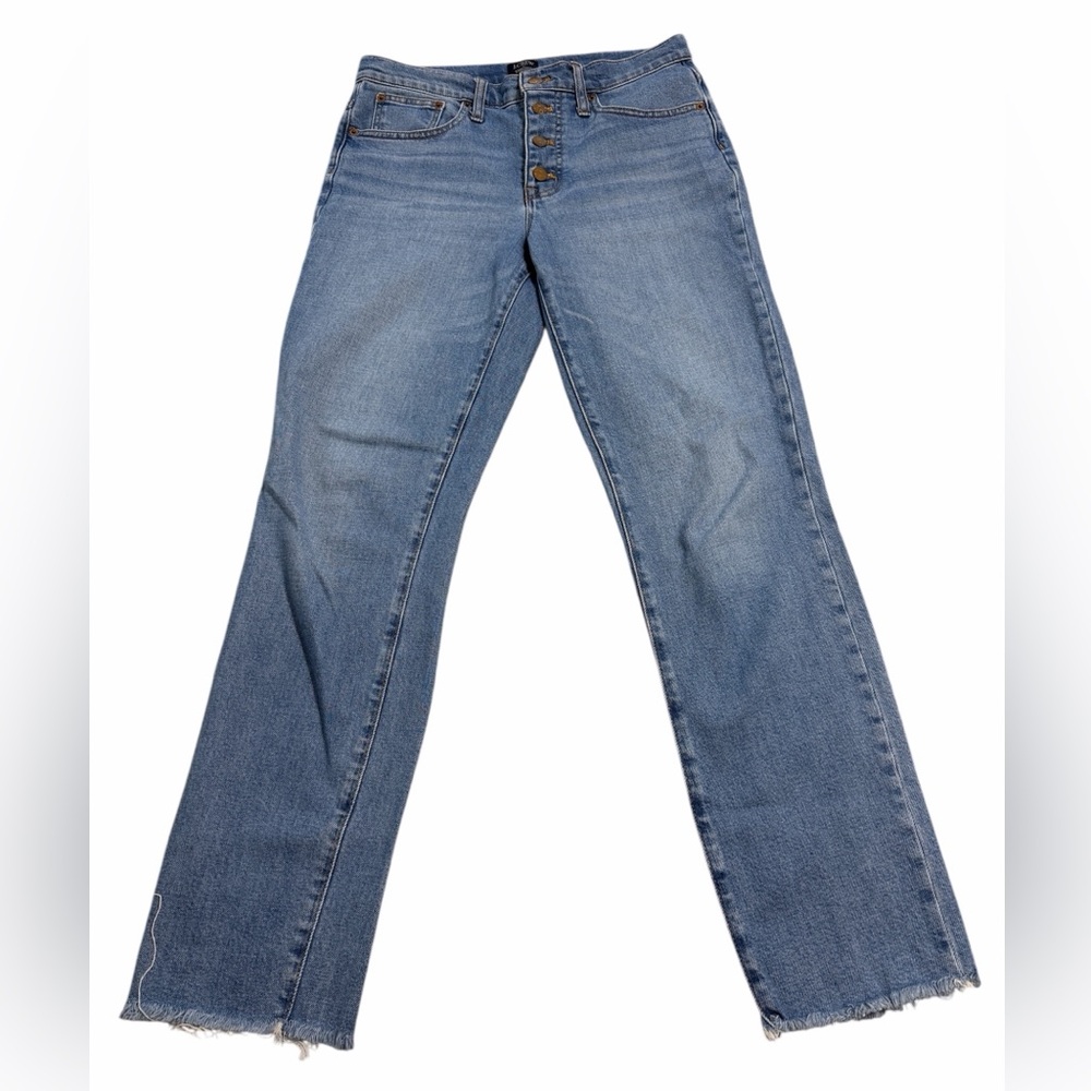 J. Crew button fly straight leg jeans